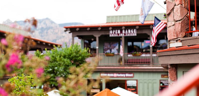 Здания и природа городка Седона